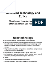 Advanced Technology and Ethics