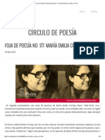 Círculo de Poesía _ Foja de Poesía No