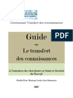 Guide Transfert de Connaissances