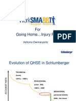 Evolution of QHSE and Injury Prevention Programs at Schlumberger