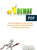 Plaquette de présentation XDEMAT