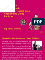 Elaboracion de Papeles de Trabajo para Proceso Auditoria Obras Publicas