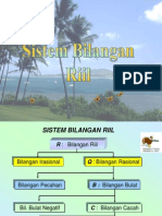 Sistem Bilangan Real