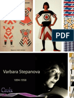 Los Diseños Textiles Abstractos de Varvara Stepanova