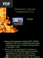 Download Corporate Social Responsibility in Infosys by HEERA SINGH SN25106536 doc pdf