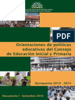 Políticas Educativas 2011 2015