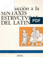 Lisardo Rubio, Introducción a La Sintaxis Estructural Del Latín
