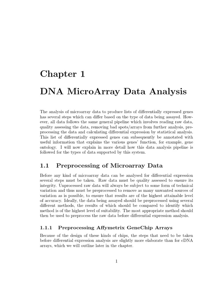 Micro Array Analysis | PDF | Dna Microarray | Principal Component Analysis