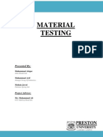 Material Testing Techniques