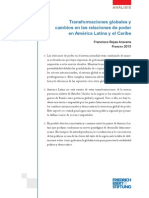 Transformaciones Globales y Cambios en Las Relaciones de Poder en America Latina y El Caribe