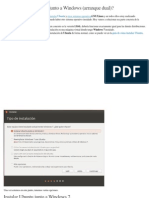 Cómo Instalar Ubuntu Junto a Windows