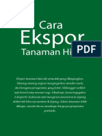 Cara Ekspor Tanaman Hias