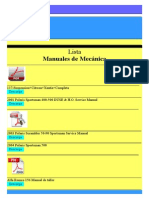 Lista de Manuales