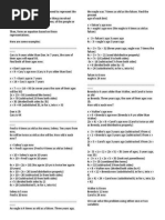 When Solving Age Problems