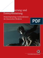 Buch - Remythisierung Und Entmythisierung - Deutschsprachige Antikendramen Der Klassischen Moderne