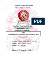 Levantamiento Topografico Sistemas de Riego