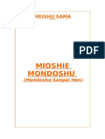 Mioshie Mondoshu I II III IV Perguntas e Respostas