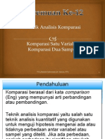 Materi Parametrik Teknik Analisis Komparasi-Libre