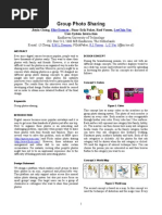Group Photo Sharing: Jieyin Cheng,, Pinar Erik Paker, Roel Vossen, User-System Interaction