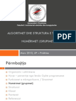 ALGORITMET DHE STRUKTURA E TË DHËNAVE Numrimet-Grupimet PDF