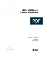 ADSP 21489 EZ Board Manual Rev 1 0 April 2010