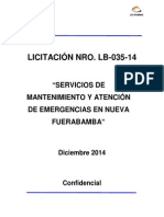 LB-035-14 Mantenimiento y Atenciu00F3n de Emergencias en N Ueva Fuerabamb