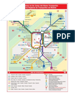 Madrid - Mapa Tren Cercanias