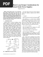 Practical Feedback Loop Design Considerations For Switched Mode Power Supplies