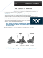 Audiologist Instructions