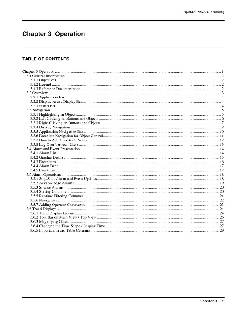 800xA System Operation Training Guide | PDF | Button (Computing) | User ...