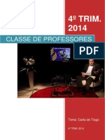 4º TRIMESTRE - Classe de Professores (CARTAS DE TIAGO) PDF