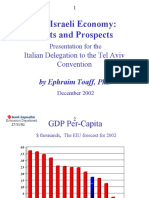 The Israeli Economy: Facts and Prospects: Italian Delegation To The Tel Aviv Convention by