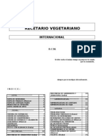 Cocina - Recetario Vegetariano Internacional