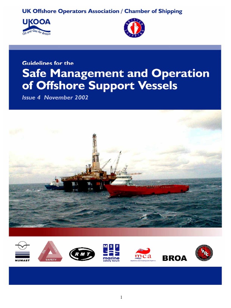 Guidelines For The Safe Management and Operation of Offshore Support