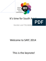 SAYC 2014 Keynote