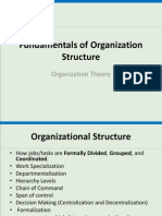 Fundamentals of Organizational Structure