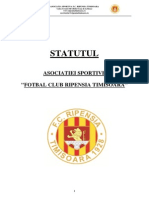 Statut .public. F.C. ripensia. timisoara.2012