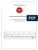 Informe Geológico Geotécnico Proyecto Faja Transportadora. Paquete 5