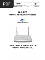 Manual Usuario Router Observa Telecom BHS-RTA