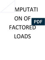 Computation of Factored Loads