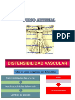Distensibilidad vascular: características del pulso arterial