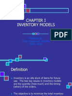 Chapter 1 - Inventory Models - Part 1