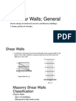 Seismic Design of Reinforced Concrete and Masonry Shear Walls