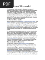 Heckscher-Ohlin Model