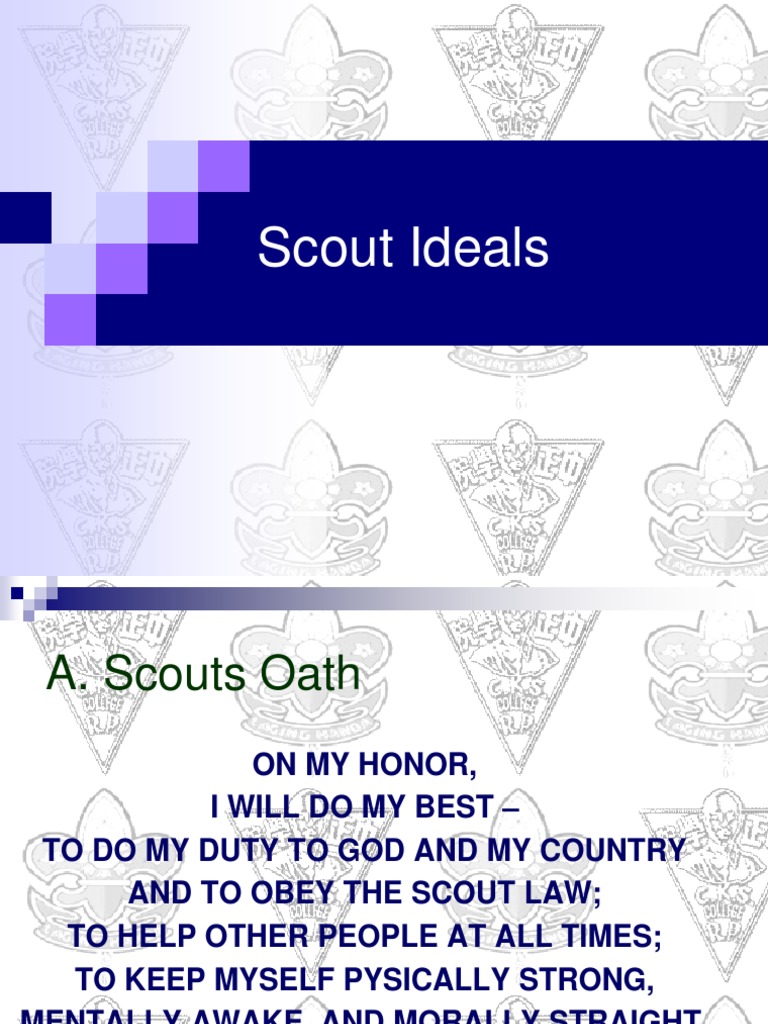 Scout Ideals and Principles | PDF | Scouting | Youth Movements