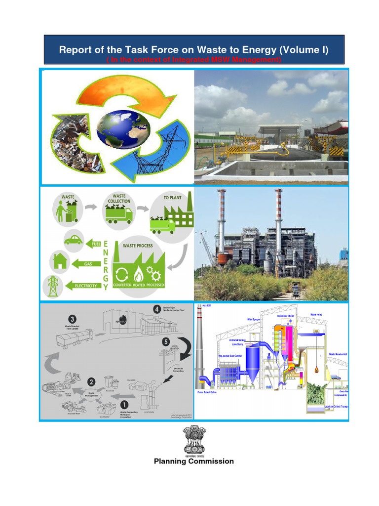 MSW Waste to Energy Management Report | PDF | Municipal Solid Waste ...