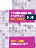 Procesos de Formacion de Palabras 