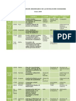 Agenda para Medios - 3er. Aniversario de La R.C