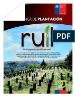 Tríptico Técnica Plantación Ruil