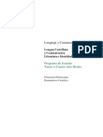 Lengua Castellana y Comunicacion Literatura e Identidad 3 o 4to Medio